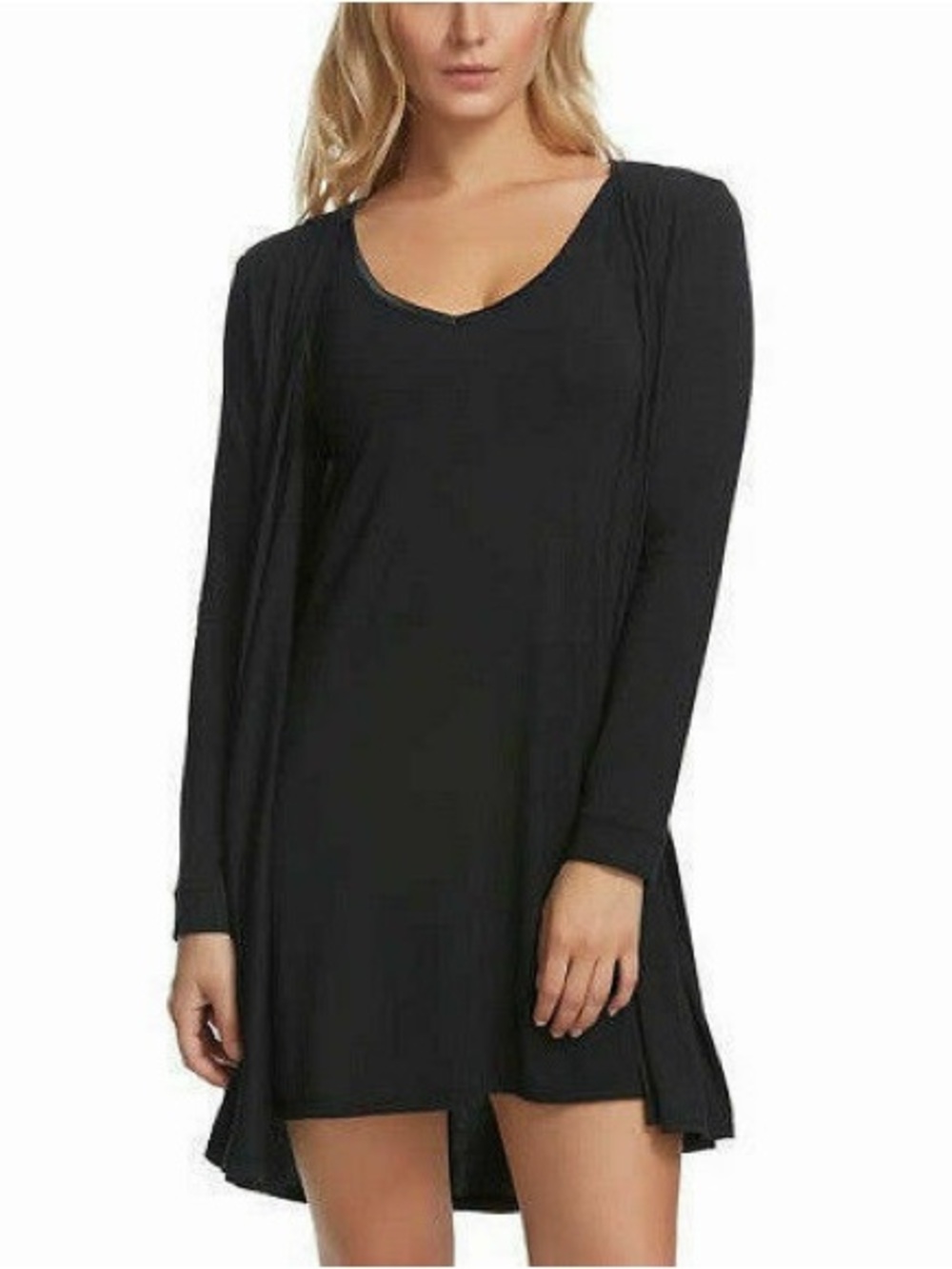 FELINA Tank Chemise Wrap PJ Pajama 2 PC Set